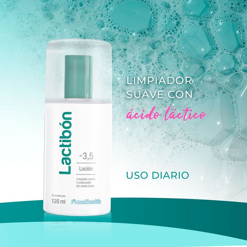 Lactibón Loción Ph 35 En Frasco De 120 Ml Irida 8117